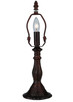 Meyda Tiffany - 10630 - One Light Table Base - Mini Lily - Mahogany Bronze