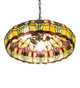 Colonial Tulip Three Light Pendant (11079)