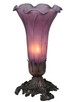 Meyda Tiffany - 11336 - One Light Accent Lamp - Lavender Pond Lily - Mahogany Bronze Meyda Tiffany - 11336 - One Light Accent Lamp - Lavender Pond Lily - Mahogany Bronze