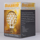 Crystal Light Bulb in Amber Marble (427-144025)