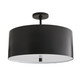 Arteriors - 49268 - Three Light Semi-Flush Mount - Tarbell - Bronze