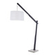 Arteriors - 75006-869 - One Light Floor Lamp - Sarsa - Ebony Arteriors - 75006-869 - One Light Floor Lamp - Sarsa - Ebony