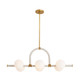 Harrison Six Light Linear Chandelier (89467)