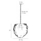 Finley One Light Chandelier (89646)