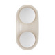 Arteriors - DA49006 - Two Light Wall Sconce - Glaze - Ivory Stained Crackle