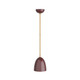 Arteriors - DFC01 - One Light Flush Mount - Wade - Oxblood