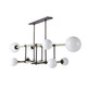 Erica Eight Light Linear Chandelier (DRC09)