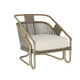 Arteriors - FRS08 - Lounge Chair - Begala - Bone Linen