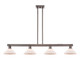 Innovations - 716-4I-OB-G131 - Four Light Island Pendant - Arcadia - Oil Rubbed Bronze