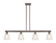 Innovations - 716-4I-OB-G381 - Four Light Island Pendant - Arcadia - Oil Rubbed Bronze