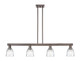 Innovations - 716-4I-OB-G442 - Four Light Island Pendant - Arcadia - Oil Rubbed Bronze