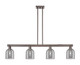 Innovations - 716-4I-OB-G558-6SM - Four Light Island Pendant - Arcadia - Oil Rubbed Bronze