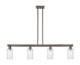 Innovations - 716-4I-OB-G802 - Four Light Island Pendant - Arcadia - Oil Rubbed Bronze