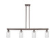 Innovations - 716-4I-OB-G804 - Four Light Island Pendant - Arcadia - Oil Rubbed Bronze