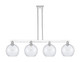 Innovations - 716-4I-PC-G124-10 - Four Light Island Pendant - Arcadia - Polished Chrome