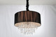 Vineland Ave. Five Light Chandelier (HF1506-BLK)