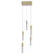 Avenue Lighting - HF1900-5-BOA-BB - LED Pendant - Boa - Brushed Brass