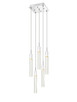 Avenue Lighting - HF1900-5-GL-CH-C - LED Pendant - The Original Glacier - Polished Chrome