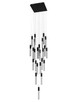 Avenue Lighting - HF1904-25-GL-BK-SNW - LED Pendant - The Original Glacier - Black