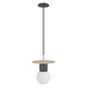 Avenue Lighting - HF1951-BB-BK - One Light Pendant - Newport - Brushed Brass / Black