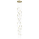 Avenue Lighting - HF2021-SNW-BB - LED Pendant - Main St. - Brushed Brass