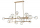 Avenue Lighting - HF4216-AB - 16 Light Chandelier - Delilah - Aged Brass