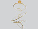 Avenue Lighting - HF4446-PB - LED Chandelier - Aria - Polished Brass