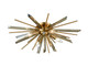 Avenue Lighting - HF8205-AB - Four Light Flush Sconce - Palisades Ave. - Aged Brass With Champagne Glass