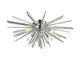 Avenue Lighting - HF8205-CH - Four Light Flush Sconce - Palisades Ave. - Chrome With Clear Glass
