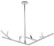 Avenue Lighting - HF8888-PN - Eight Light Linear Chandelier - The Oaks - Polished Nickel Avenue Lighting - HF8888-PN - Eight Light Linear Chandelier - The Oaks - Polished Nickel