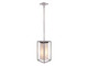 Avenue Lighting - HF9001-SLV - One Light Pendant - Soho - Polished Nickel Silver Finish / Moon Rock Gem Nuggets
