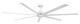 Beacon Lighting - 21610801 - 72 Ceiling Fan - Atlanta - White
