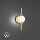 Modern Forms - WS600620-TWA-VB - LED Wall Sconce - Skyla - Vintage Brass