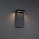 Takonic LED Outdoor Wall Sconce (WSW206616-GT/BK)