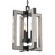 Lowell Three Light Pendant (7808-3P BLK)