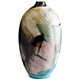 Cyan - 09885 - Vase - Multi Colored Blue Cyan - 09885 - Vase - Multi Colored Blue