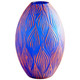 Cyan - 10033 - Vase - Blue Cyan - 10033 - Vase - Blue