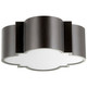 Cyan - 10065 - Two Light Ceiling Mount - Noir