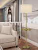 Crofton One Light Floor Lamp (BO-2983FL-AB)