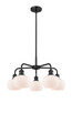 Innovations - 516-5CR-BK-G91 - Five Light Chandelier - Ballston - Matte Black