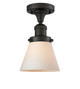 manufacturer_finish:Oil Rubbed Bronze|manufacturer_glass:Matte White Cased Small Cone|light_output:220.00lm|color_temperature:2200K|cri:99