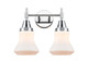 Innovations - 447-2W-PC-G191 - Two Light Bath Vanity - Caden - Polished Chrome