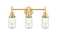 Innovations - 447-3W-SG-G314 - Three Light Bath Vanity - Caden - Satin Gold