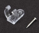 American Lighting - RL-CLIP/SCREW - Plastic Mounting Clip - LED Rope - White Plastic
