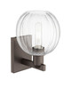 Arcadia One Light Wall Sconce (716-1W-OB-G458-7CL)