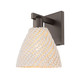 Innovations - 716-1W-OB-NBD-75-NAT - One Light Wall Sconce - Arcadia - Oil Rubbed Bronze