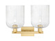 Arcadia Two Light Bath Vanity (716-2W-SG-G559-8SDY)