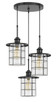 Cal Lighting - FX-2668-3P - Three Light Pendant - Silverton - Dark Bronze