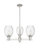 Innovations - 716-3CR-SN-G459-6CL - Three Light Flush Mount - Arcadia - Satin Nickel