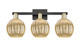 Innovations - 716-3W-BAB-G458-7ME - Three Light Bath Vanity - Arcadia - Black Antique Brass